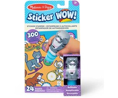 Melissa &amp; Doug Žaislai vaikams 3+ Lipdukai Antspaudas Cat StickerWOW knyga