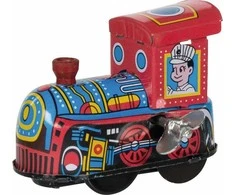 Metalinis sukamas lokomotyvas vaikams Mini loco Goki