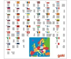 Dėlionė Goki Siuvėjas - Europos žemėlapis (221577)