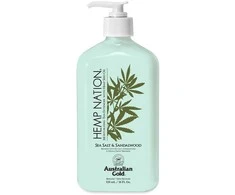 Australian Gold Hemp Nation Sea Salt &amp; Sandalwood kasdienis kūno kremas, 535 ml
