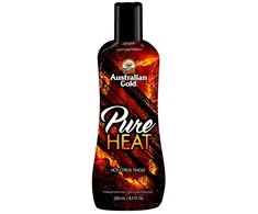 Australian Gold Pure Heat Dark Tanning Lotion Įdegį skatinantis losjonas su dilgčiukais deginimuisi soliariume, 250 ml