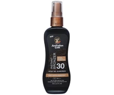 Australian Gold Purškiklis Gel Sunscreen SPF30 Apsauginis purškiamas pienelis nuo saulės su bronzantais, 100 ml