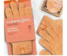 Cleanlogic Exfoliating Gloves kūnui pirštinės-kempinė