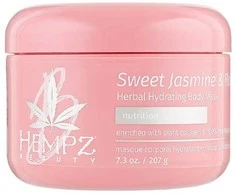 Hempz Sweet Jasmine &amp; Rose drėkinanti kūno kaukė 207g