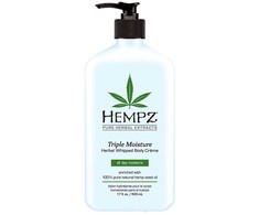 Hempz Triple Moisture Herbal Whipped kūno kremas, 500ml