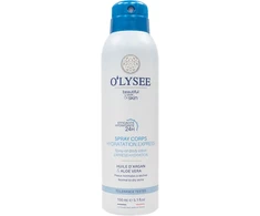 O'LYSEE Express hydration body spray, Drėkinamsis purškiamas kūno losjonas 150 ml