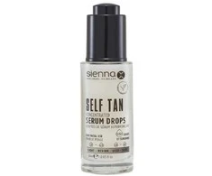 SIENNA X savaiminio įdegio serumas veidui CONCENTRATED SERUM DROPS, 30ml
