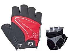 Author Dviračių pirštinės Lady Comfort Gel s/f, S, raudona/juoda