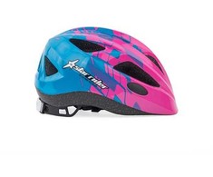 Author Helmet Star Rider Inmold 51-55cm (pink-neon/mėlynas)