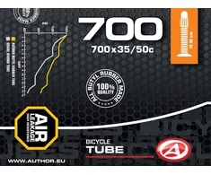 Author Tube AT-CROSS-700C Wide FV48 700x35/50C (juodas)