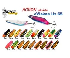Blizgė Akara VISKAN II, 65 SH, 18 g, 6,5 cm