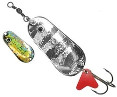 Blizgė Dragon GNOM sidabrinė / upėtakis 20-26g