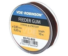 Feeder guma VDE-Robinson, 0,80 mm, 6kg, 10 m, ruda