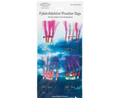 FLADEN Feather Rigs žvejybos sistemėlės, 5 kabliukai.