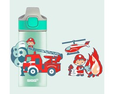 Gertuvė su šiaudeliu SIGG Miracle Fireman 0.4 l