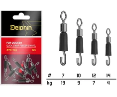 Greito užsegimo sugtukai Delphin / 10vnt