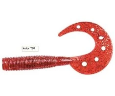 Guminukai žvejybai Robinson Holytail Twist 5,5cm 4vnt.