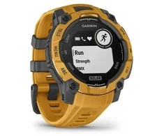 Išmanusis laikrodis Garmin Instinct 3 –45 mm, Solar Sunburst with sunburst/pilkas silicone band