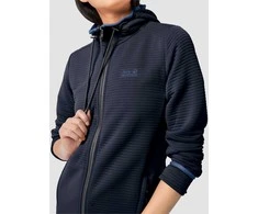 JackWolfskin Džemperis moterims Jack Wolfskin Modesto Hooded JKT mėlynas