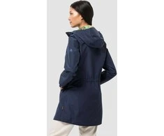 JackWolfskin Lietpaltis moterims JACK WOLFSKIN CAPE YORK COAT | tamsiai mėlynas