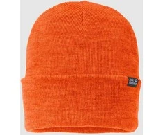 JackWolfskin Megzta kepurė JACK WOLFSKIN RIB | oranžinė