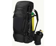 JackWolfskin Vyriška kuprinė DENALI 65+10 L | juodas