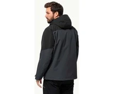 JackWolfskin Vyriška striukė Jack Wolfskin GLAABACH 3in1 | juoda