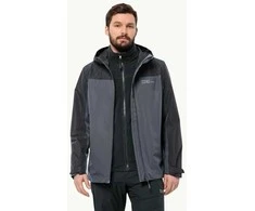 JackWolfskin Vyriška striukė Jack Wolfskin TAUBENBERG 3in1 | phantom