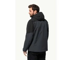 JackWolfskin Vyriška striukė Jack Wolfskin GLAABACH 3in1 | juoda