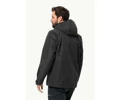 JackWolfskin Vyriška striukė Jack Wolfskin TAUBENBERG 3in1 | juoda