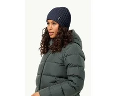 JackWolfskin Žieminė kepurė Jack Wolfskin Rib Knit | tamsiai mėlyna