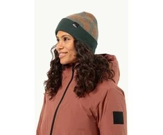 JackWolfskin Žieminė kepurė Jack Wolfskin Maarweg | slate žalias allover