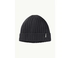 JackWolfskin Žieminė kepurė Jack Wolfskin Rib Knit | juoda