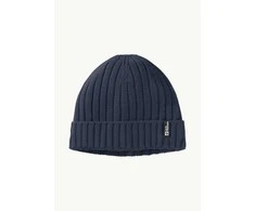 JackWolfskin Žieminė kepurė Jack Wolfskin Rib Knit | tamsiai mėlyna