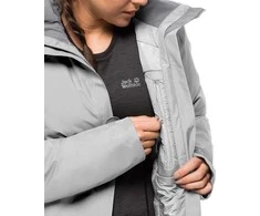 JackWolfskin Žieminė moteriška striukė Jack Wolfskin KIRUNA TRAIL | pilka