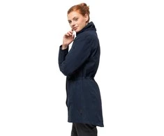 JackWolfskin Žieminis moteriškas paltas Jack Wolfskin MADISON AVENUE | tamsiai mėlynas