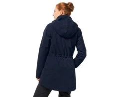 JackWolfskin Žieminis moteriškas paltas Jack Wolfskin MADISON AVENUE | tamsiai mėlynas
