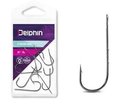 Kabliukai čeburaškoms Delphin X-Barb 2/ 4/ 6/ 8 dydžiai. 8 vnt.