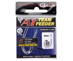 Kabliukai Gamakatsu A1 Team Feeder Strong Carp NS Juodas, juodi