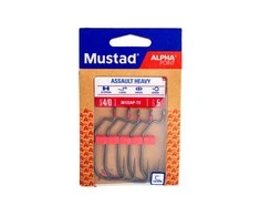 Kabliukai Mustad Alpha Point Assault Heavy Wide Gap
