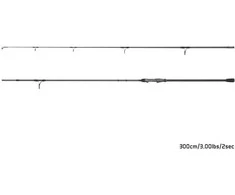Karpinė meškerė Delphin Opium BlacxCARP 3G TechnoCORK, 3,0 m, 3,0 lbs (13,61 kg), 2-jų dalių