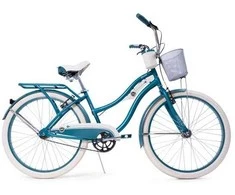 Huffy Duluxe Cruiser Moteriškas dviratis, 26", Smaragdas