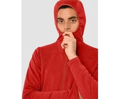 JackWolfskin Džemperis vyrams JACK WOLFSKIN HORIZON HOODED raudonas
