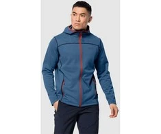 JackWolfskin Džemperis vyrams JACK WOLFSKIN HORIZON HOODED mėlynas