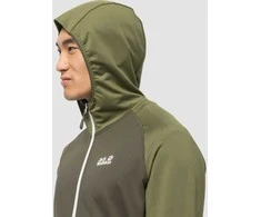 JackWolfskin Džemperis vyrams Jack Wolfskin HYDRO III JKT žalia