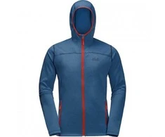 JackWolfskin Džemperis vyrams JACK WOLFSKIN HORIZON HOODED mėlynas