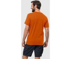 JackWolfskin Marškinėliai vyrams JACK WOLFSKIN SLOGAN T oranžinė
