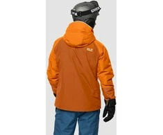 JackWolfskin Slidinėjimo striukė vyrams JACK WOLFSKIN POWDER MOUNTAIN JACKET | oranžinė