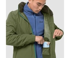 JackWolfskin Vasarinė striukė vyrams Jack Wolfskin EVANDALE žalia
