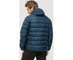JackWolfskin Vyiška striukė su kapišonu JACK WOLFSKIN HELIUM | mėlyna